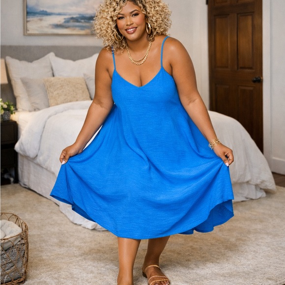 Torrid Vibrant Blue Maxi Dress - Picture 8 of 10